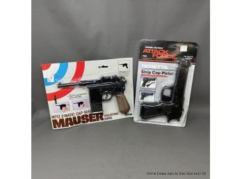 Beretta And M712 Z-matic Toy Cap Guns In Original Packaging