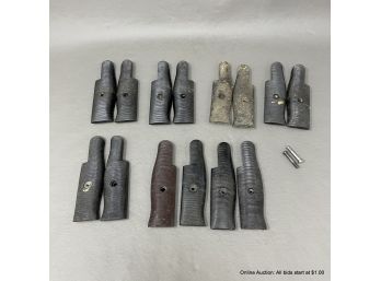 Large Lot Of Thirteen Bayonet Grip Replacements