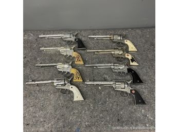 Lot Of 8 Cap Guns: Nichols, Hubley, Mattel