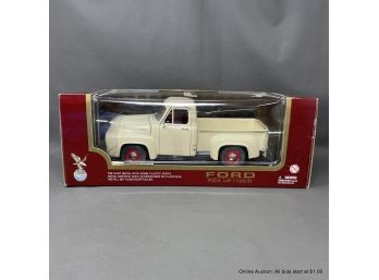 1953 Ford Pick Up Cream 1:18 Scale Die-cast Metal Toy Truck New In Box