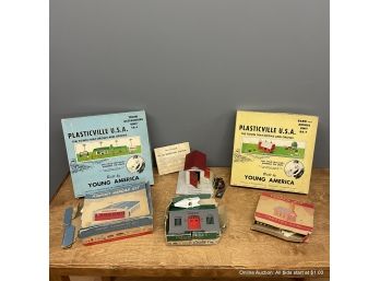 Vintage Plasticville And Lionel Train Accessories