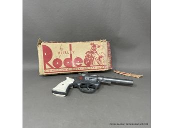 Hubley Rodeo Cap Gun With Original Box