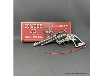 Hubley Cowboy Jr. Repeating Cap Pistol With Original Box