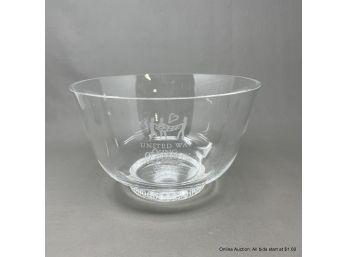 Cartier Crystal Centerpiece Bowl (Local Pick-Up Or UPS Store Ship)