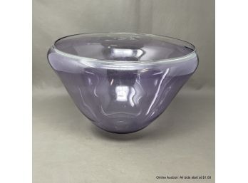 Sonja Blomdahl 1979 Blown Glass Bowl (Local Pick Up Or UPS Store Ship Only)