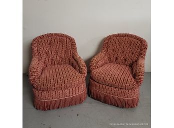 Pair Of Baker Upholstered Chairs (local Pickup Only)