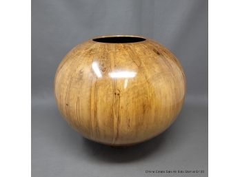 Philip Moulthrop Spalted Red Maple Turned Sphere