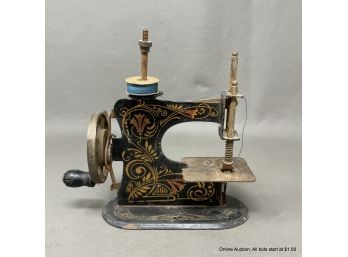 Antique German Child's Miniature Sewing Machine