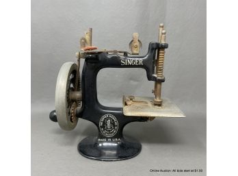 Antique Singer Child's Miniature Sewing Machine