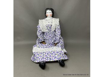 Antique Porcelain Headed Doll