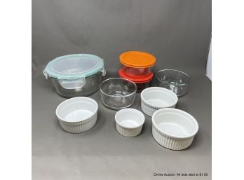 Lot Of Pyrex, Oxo And Assorted Ramakins