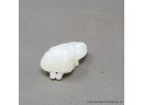 Fine Antique Small Chinese Pure White Jade Foo Dog