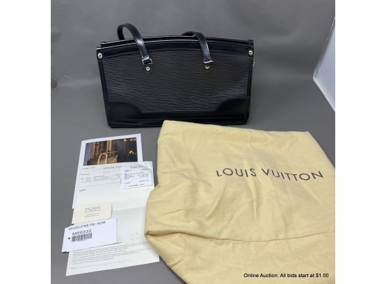 Louis Vuitton Madeline Epi Noir Shoulder Bag