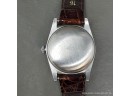 Vintage Rolex Oyster Perpetual Bubble-back Stainless Steel/14K Rose Gold Wristwatch