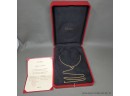 Cartier 18K Tri-color 'Baby' Trinity Necklace