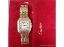 Cartier 18K Yellow Gold Wristwatch Panthere De Cartier