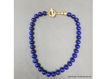 Pedro Boregaard 18K Yellow Gold, Lapis Lazuli & Diamond Necklace