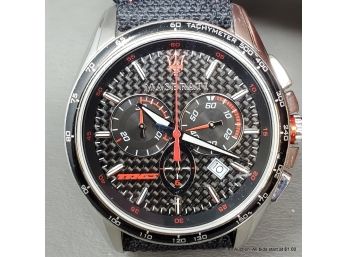 Maserati Stainless Steel Wristwatch