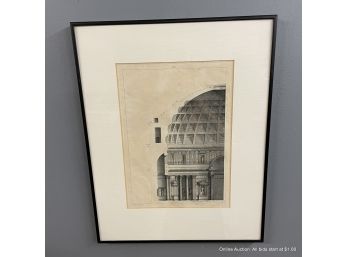 B. Picart Pantheon Copper Plate Engraving  (Local Pick Up Or UPS Store Ship Only)