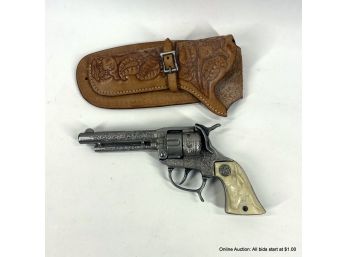 Texan Toy Cap Gun With Tan Belt Holster