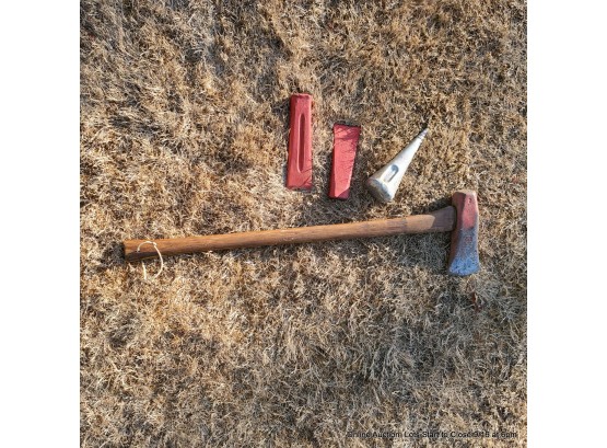 Splitting Axe And Three Wedges