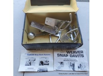 Weaver Snap-davit System For Hard Shell Dinghies
