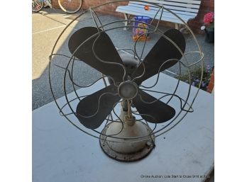 Antique Steel Desk Fan