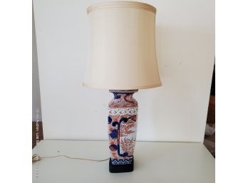 Large Asian Porcelain Lamp