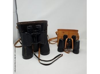 Two Sets Vintage Binoculars