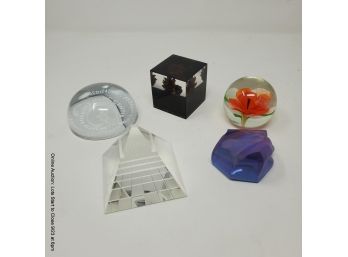 Lot Of Paperweights
