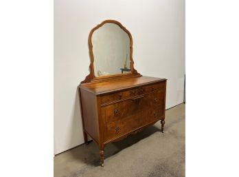 Antique/Vintage Bureau/ Dresser With Mirror