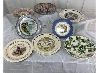 Antique Plate Lot, 8 Pieces
