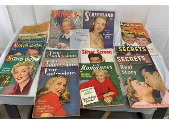 Vintage Movie Magazines Qty 16