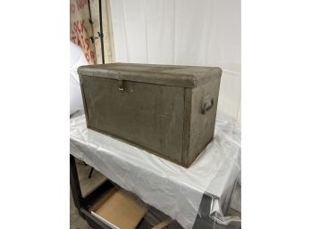 Vintage Toolbox With Misc. Tools