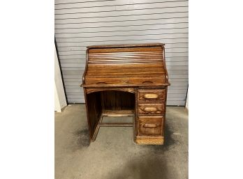 Smaller Antique/Vintage Oak Rolltop Desk