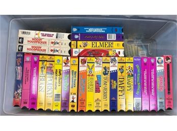 76 Vintage VHS Tapes. Majority Childrens Cartoons