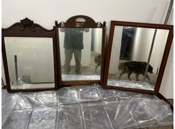 3 Antique Mirrors