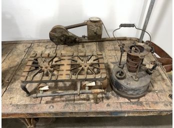 Antique Lot Of Industrial