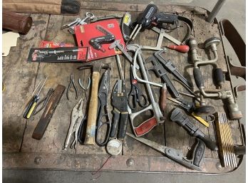 Box Of Misc. Hand Tools