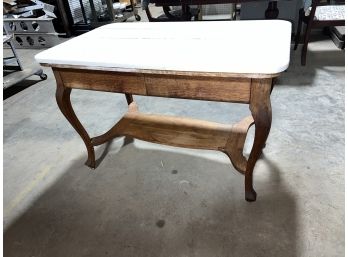 Antique Oak Two Drawer Partners Desk