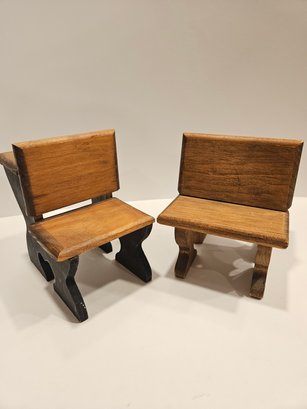 Wooden Doll Furniture School Desks