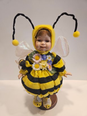 Porcelain Baby Bumblebee Doll