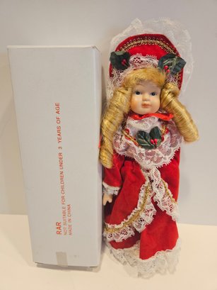Peabody & Wright Swedish Xmas Porcelain Doll