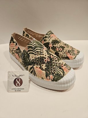 Layer 8 Brand Tropical Slip-On Shoes