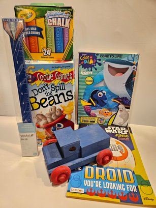 Don't Spill The Beans Game Toy And Coloring Book Lot