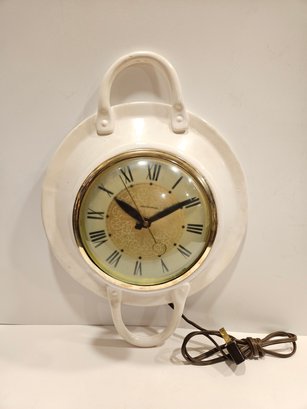 Lanshire Metal Pot Wall Clock