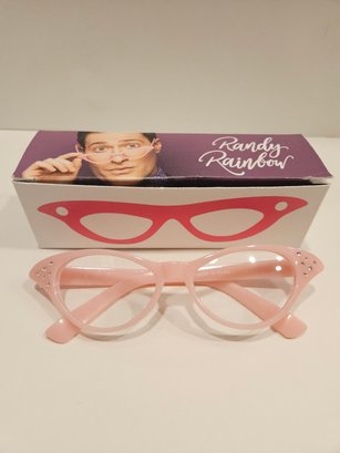 Randy Rainbow Pink Costume Glasses
