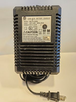 Sunrise E-Force Electric Mobility Scooter Battery 12v Charger