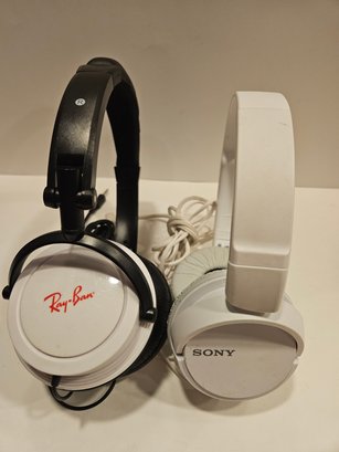 Sony And Ray-Ban Over The Ear Headphones