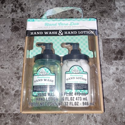 Cucumber Melon Hand Care Duo Soap & Lotion Set